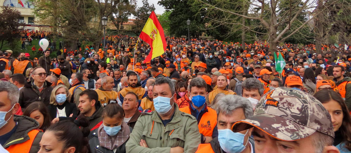 La manifestación 'Juntos por el campo' organizada por el mundo rural el pasado 20 de marzo congregó a medio millón de personas en Madrid.