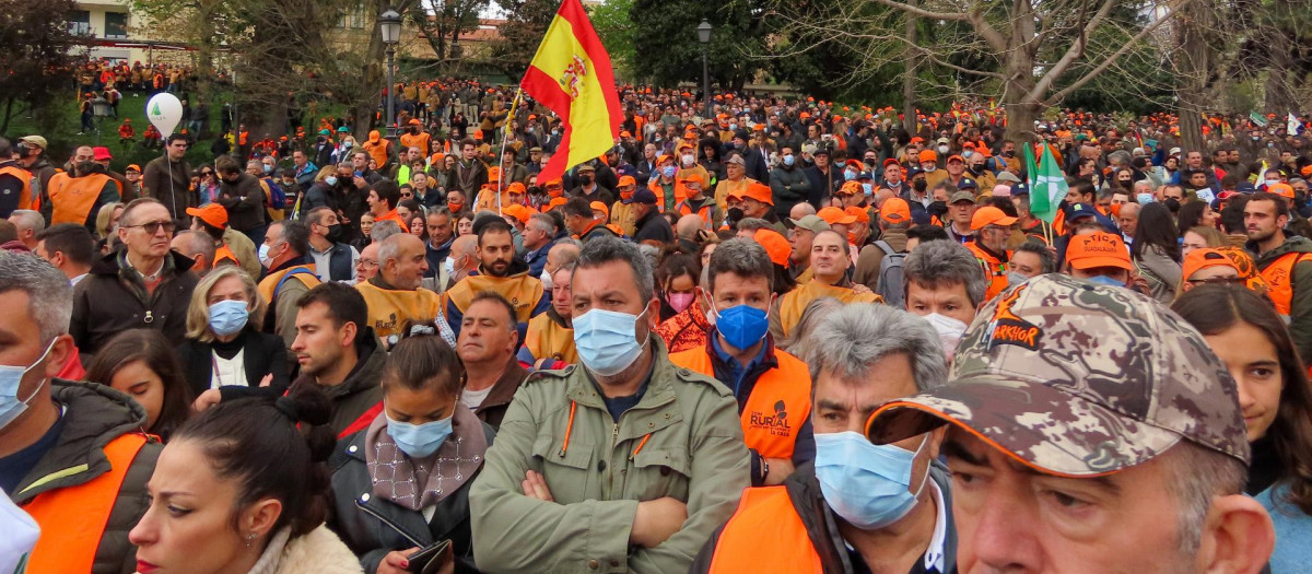 La manifestación 'Juntos por el campo' organizada por el mundo rural el pasado 20 de marzo congregó a medio millón de personas en Madrid.