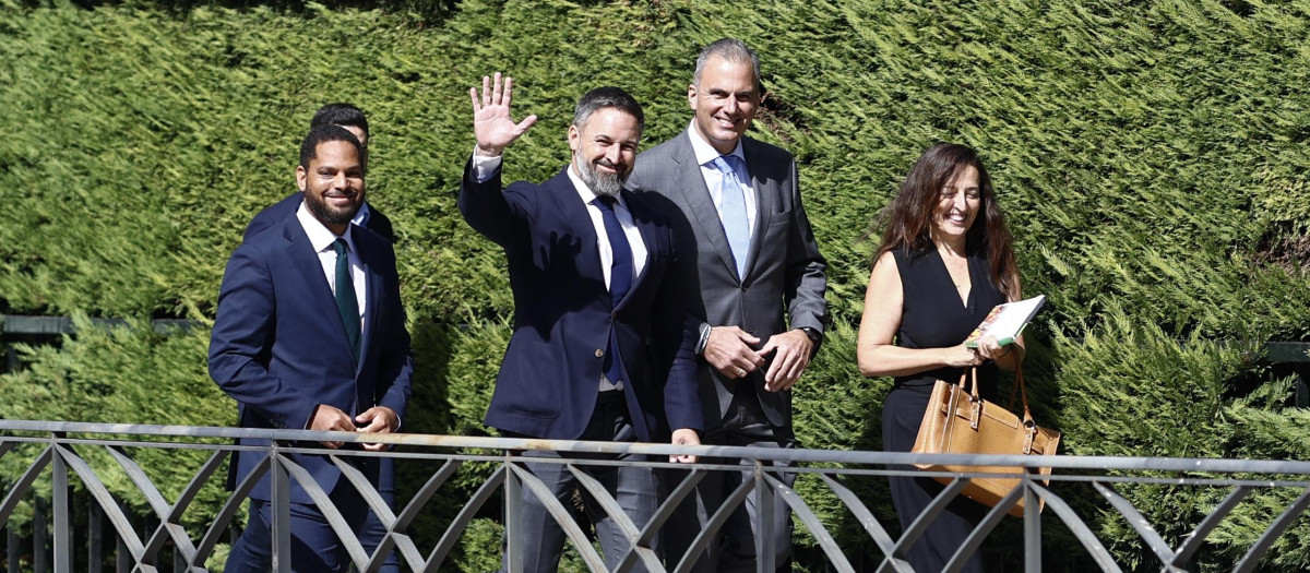 Garriga, Abascal y Ortega Smith