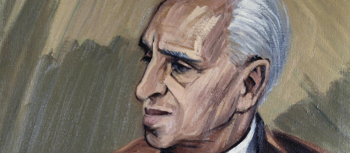 Retrato del científico español Severo Ochoa