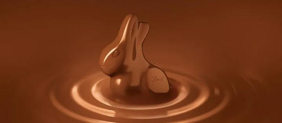 Conejo de chocolate de Lindt.