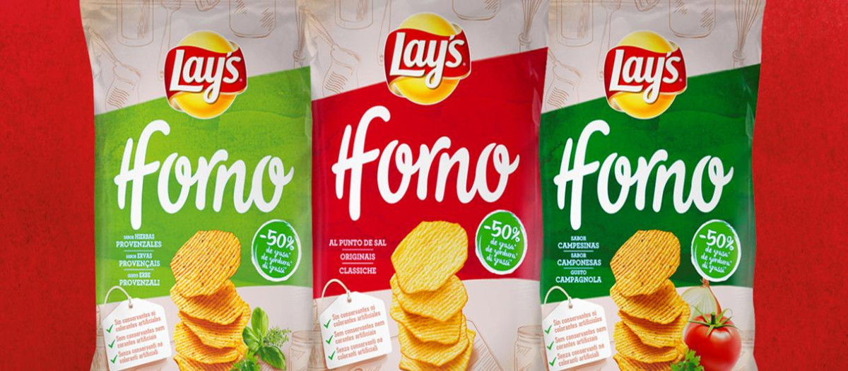 Patatas Lay's al horno.
