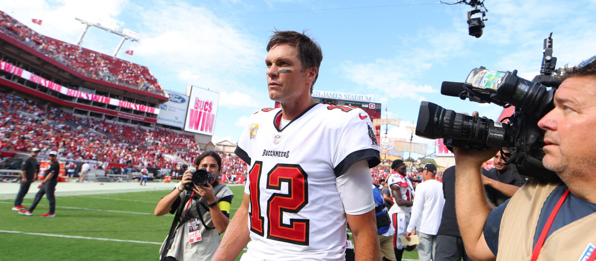 Tom Brady, en un partido de la pasada semana en la NFL