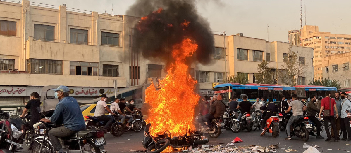 Disturbios Teherán Irán