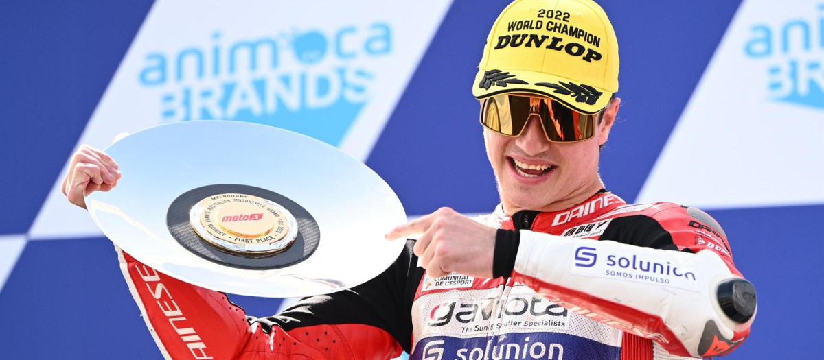 El piloto de Moto3 Izan Guevara