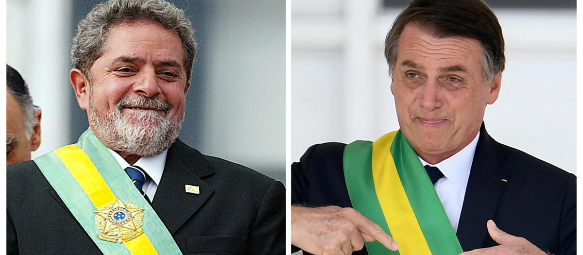 Lula y Bolsonaro