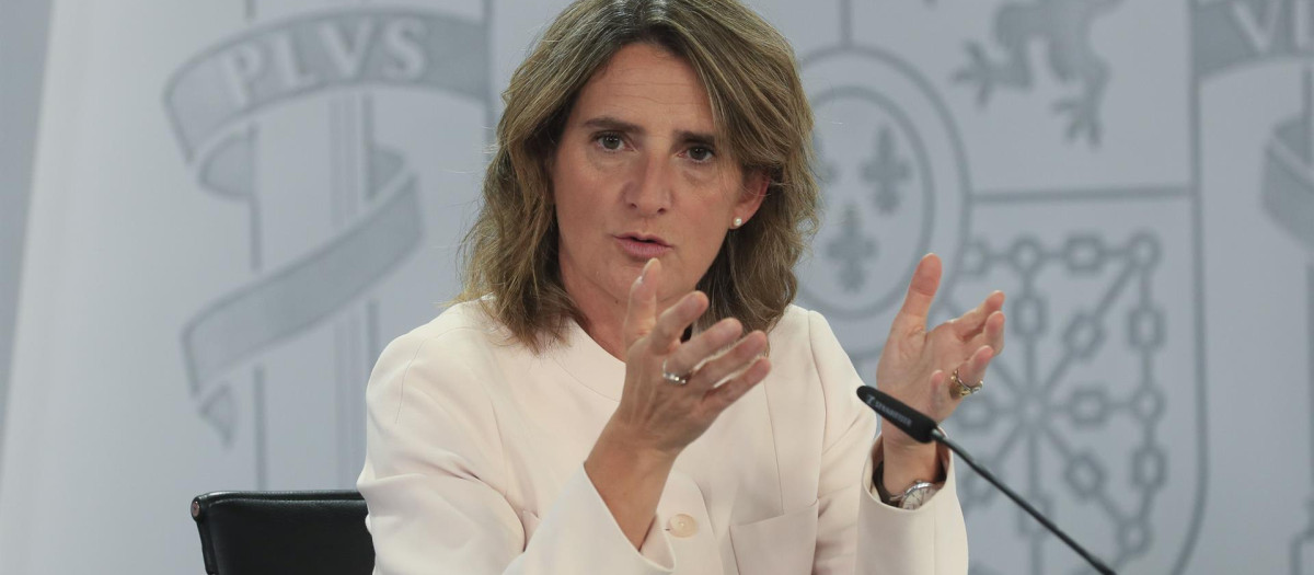 La vicepresidenta tercera y ministra para la Transición Ecológica y el Reto Demográfico, Teresa Ribera