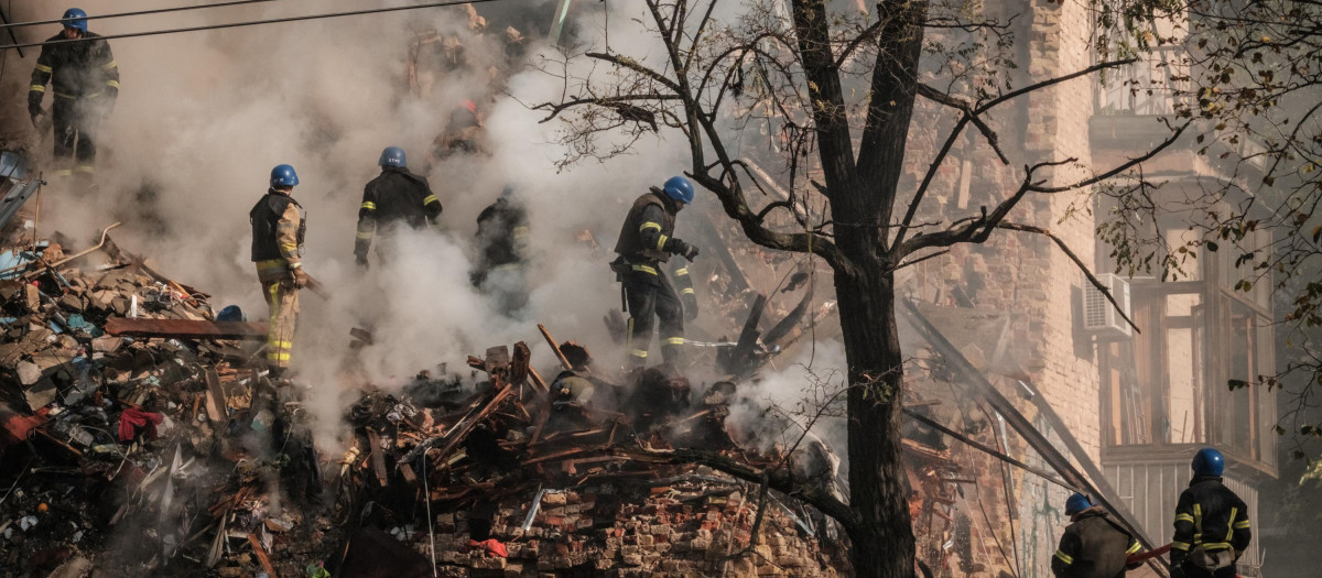 Ataques de drones en Kiev