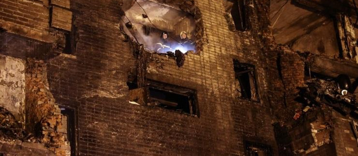 Kiev bombardeada por drones