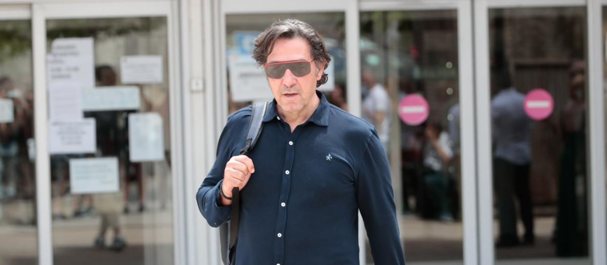 Actor Luis Lorenzo arriving a trial in Madrid, June 17 2022.