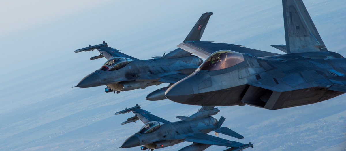 Aviones de combate de EE.UU. y la OTAN