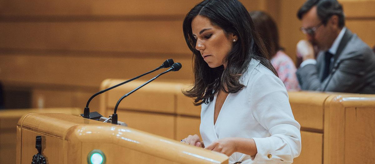 La senadora de Vox, Pepa Millán