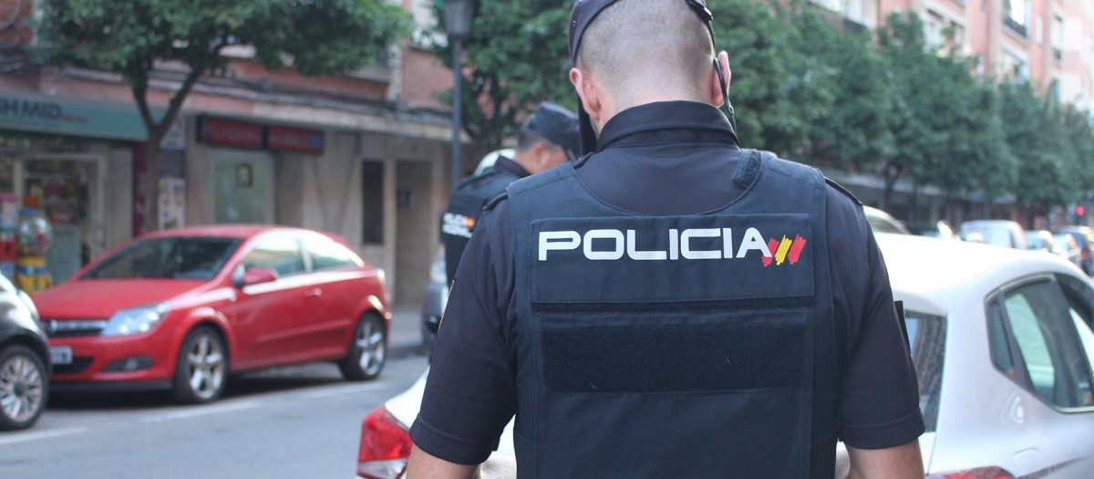 Un agente de la Policía Nacional, en una imagen de archivo