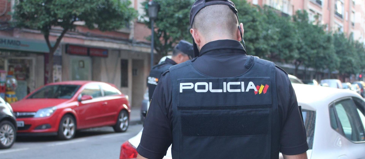 Un agente de la Policía Nacional, en una imagen de archivo