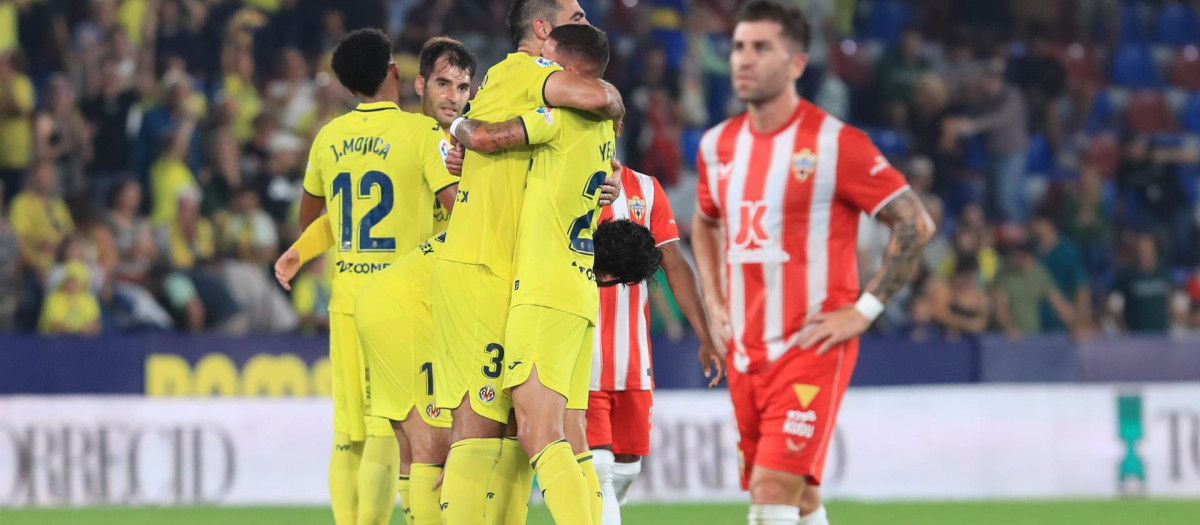El Villarreal ha ganado in extremis al Almería en un partido emotivo
