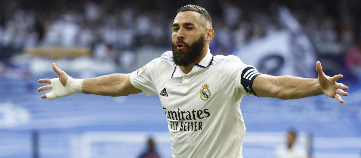 Karim Benzema sigue batiendo récords de blanco E