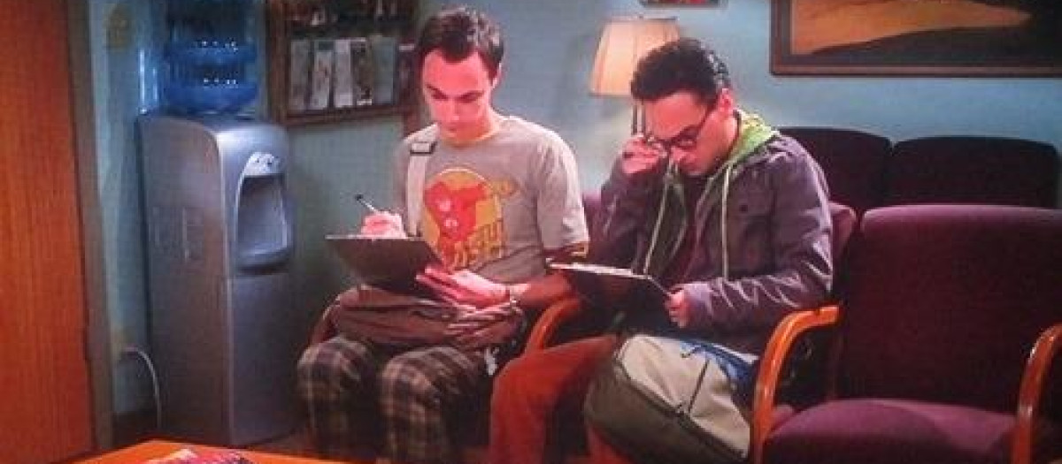 Escena eliminada del primer capítulo de The Big Bang Theory