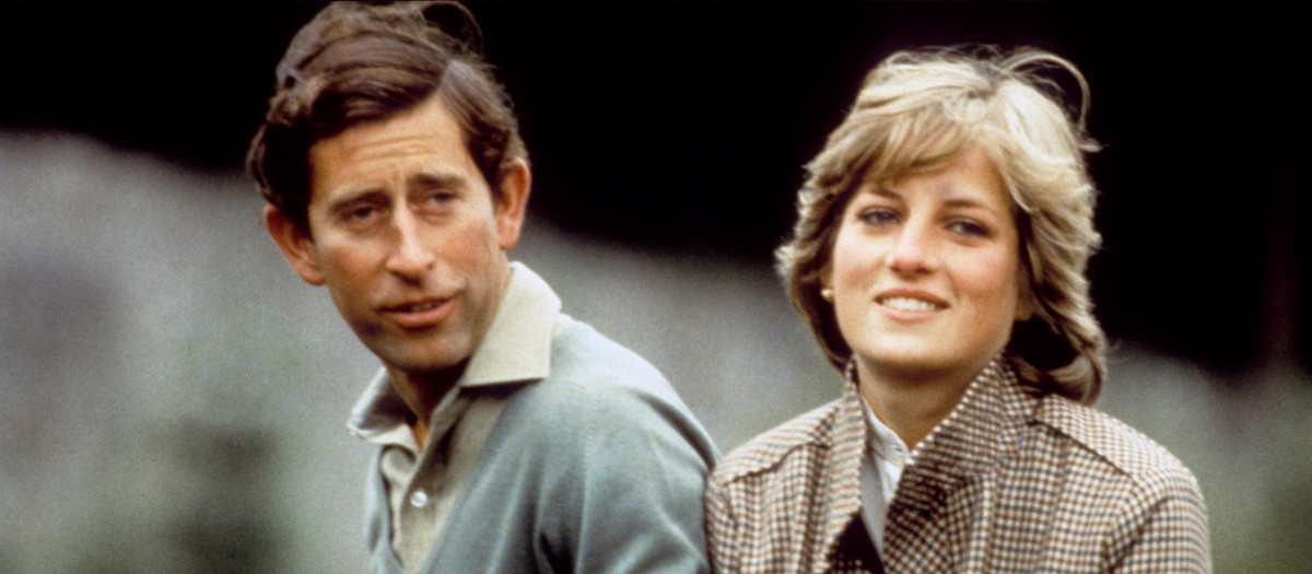 Princess Diana and Prince Charles pose for the press on their honeymoon at Balmoral in Scotland in August 1981