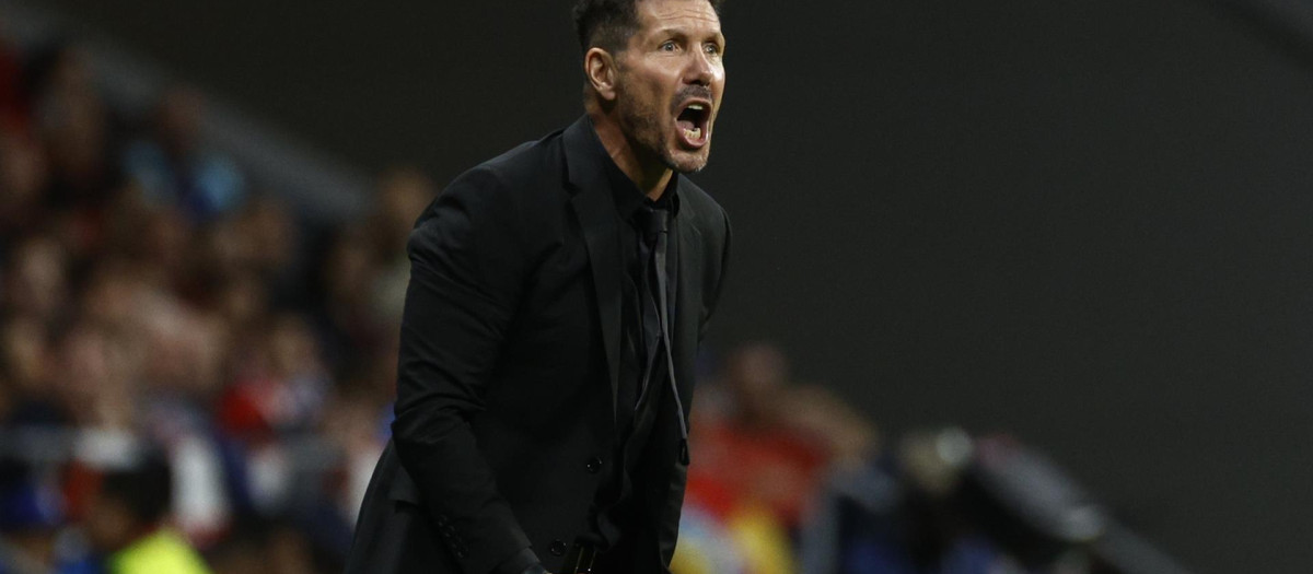 Simeone ha reconocido el golpe que supone caer en primera ronda de Champions