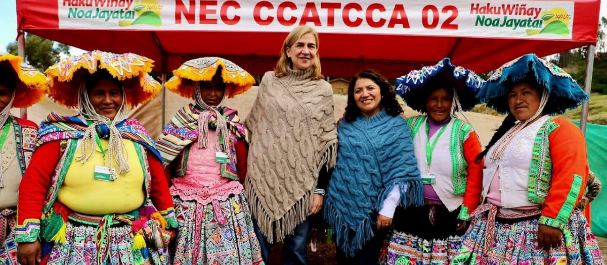 La Infanta Cristina, en Perú