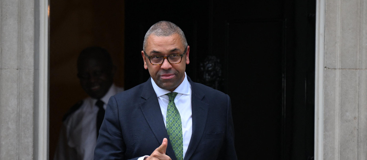 James Cleverly, ministro de relaciones exteriores de Reino Unido