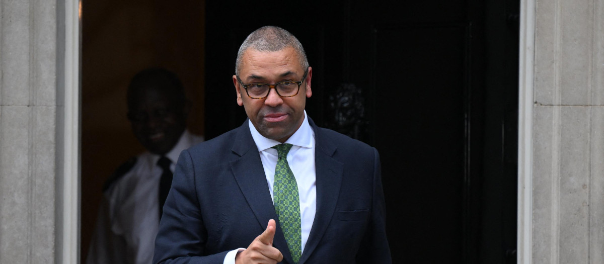 James Cleverly, ministro de relaciones exteriores de Reino Unido