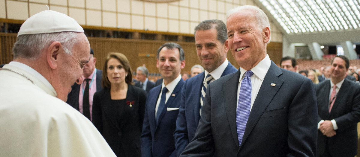 El Papa Francisco con el presidente Joe Biden
