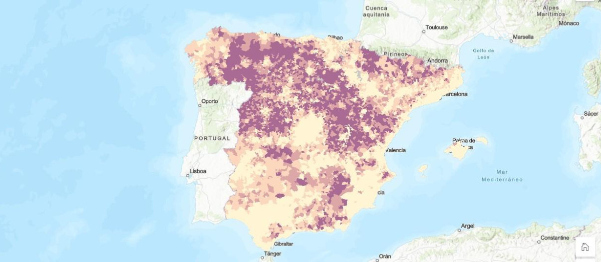 Mapa 174 despoblación