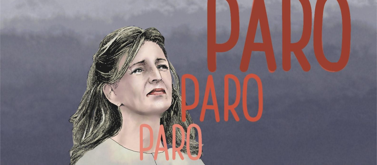 La ministra de Trabajo, Yolanda Díaz, no está registrando buenos datos de empleo.