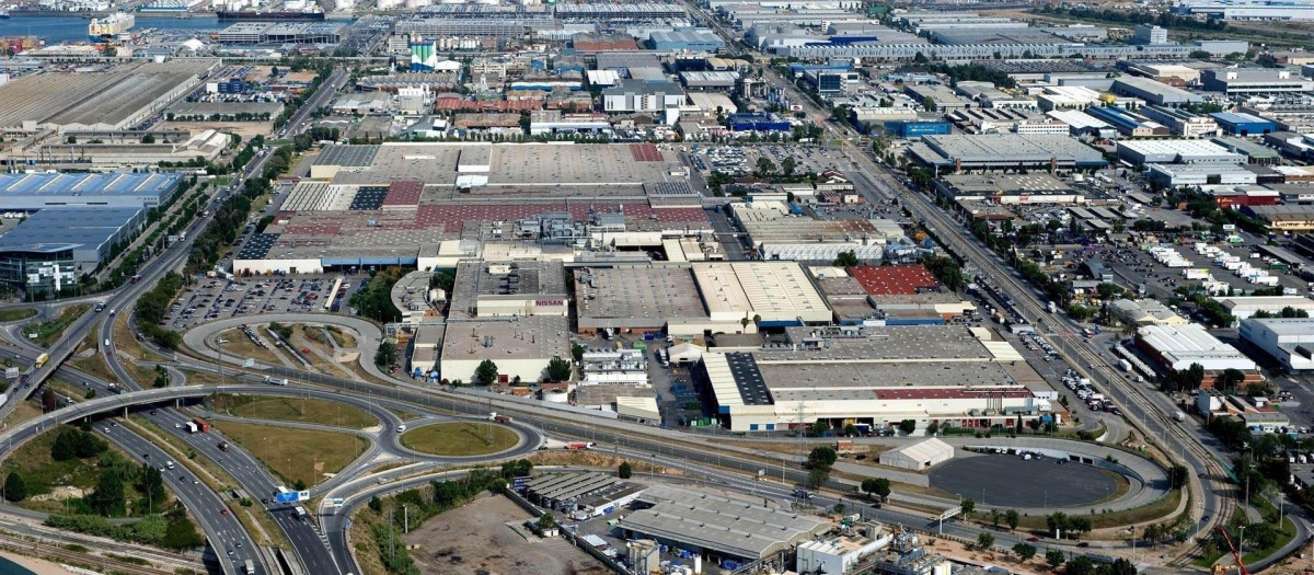 Imagen de la planta de Nissan en la Zona Franca de Barcelona.
