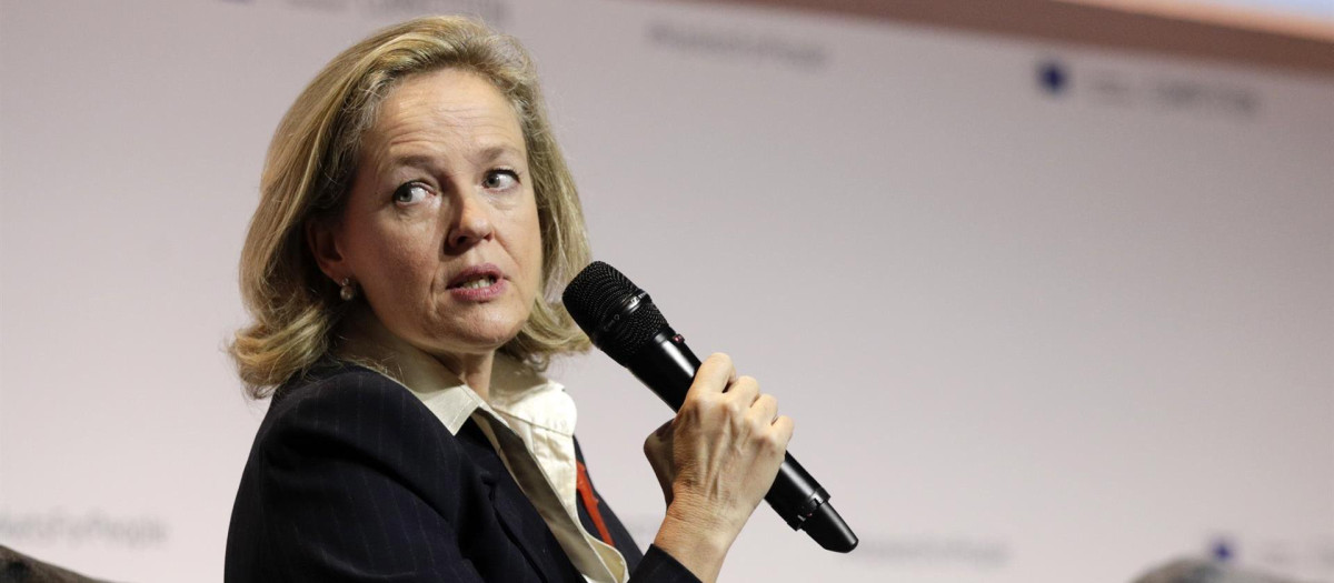 La ministra de Asuntos Económicos, Nadia Calviño.