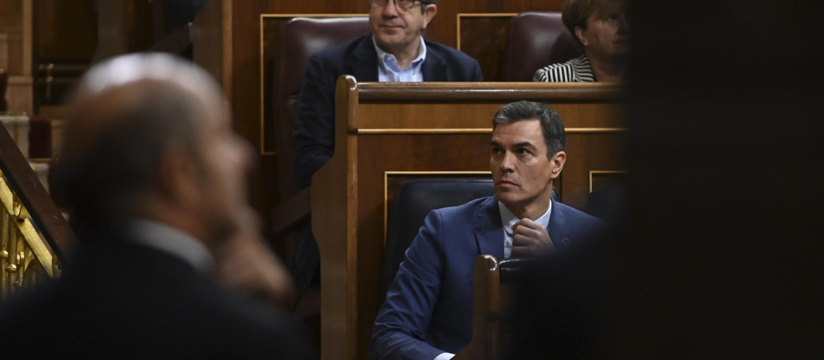 Pedro Sánchez en el Congreso de los Diputados