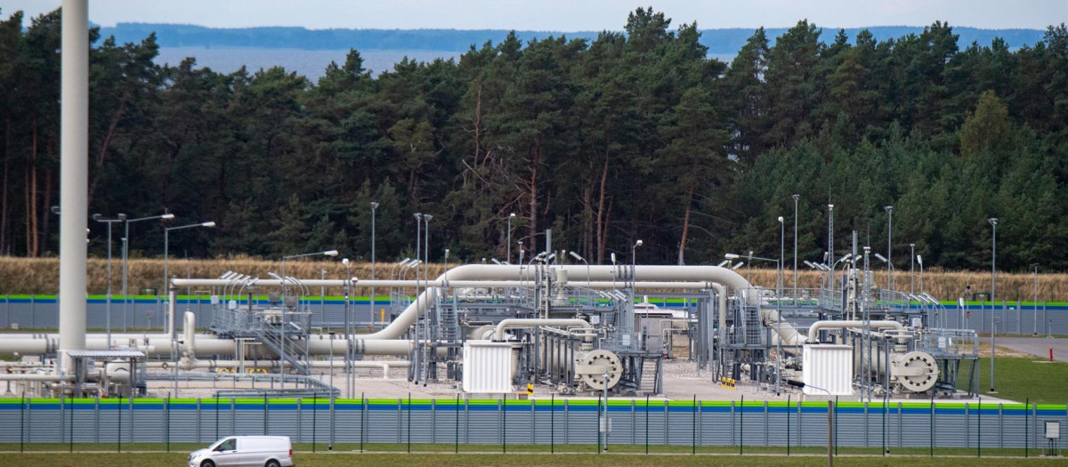 Instalaciones del Nord Stream en Lubmin, Alemania.