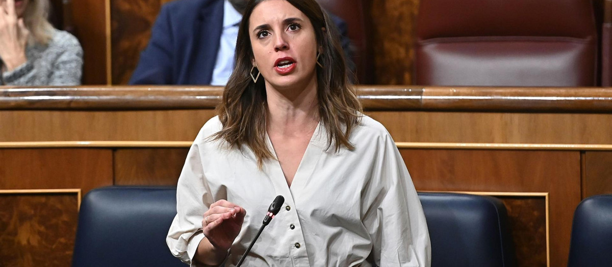 La ministra de Igualdad, Irene Montero.