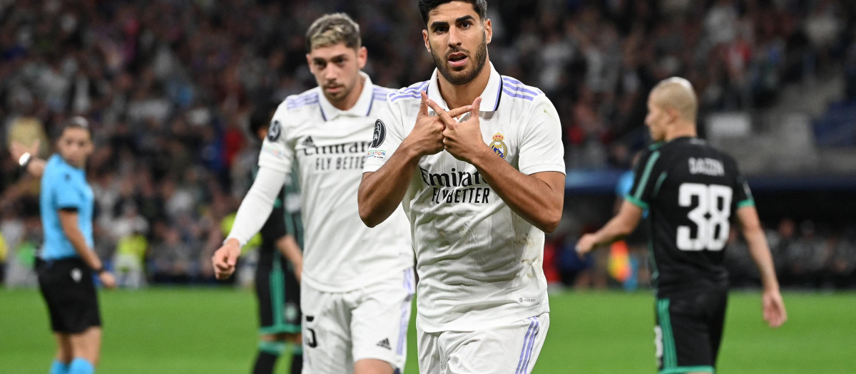 Asensio celebra