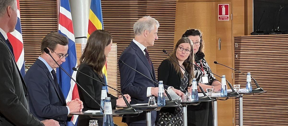 Reunión de los líderes del Consejo Nórdico en Helsinki