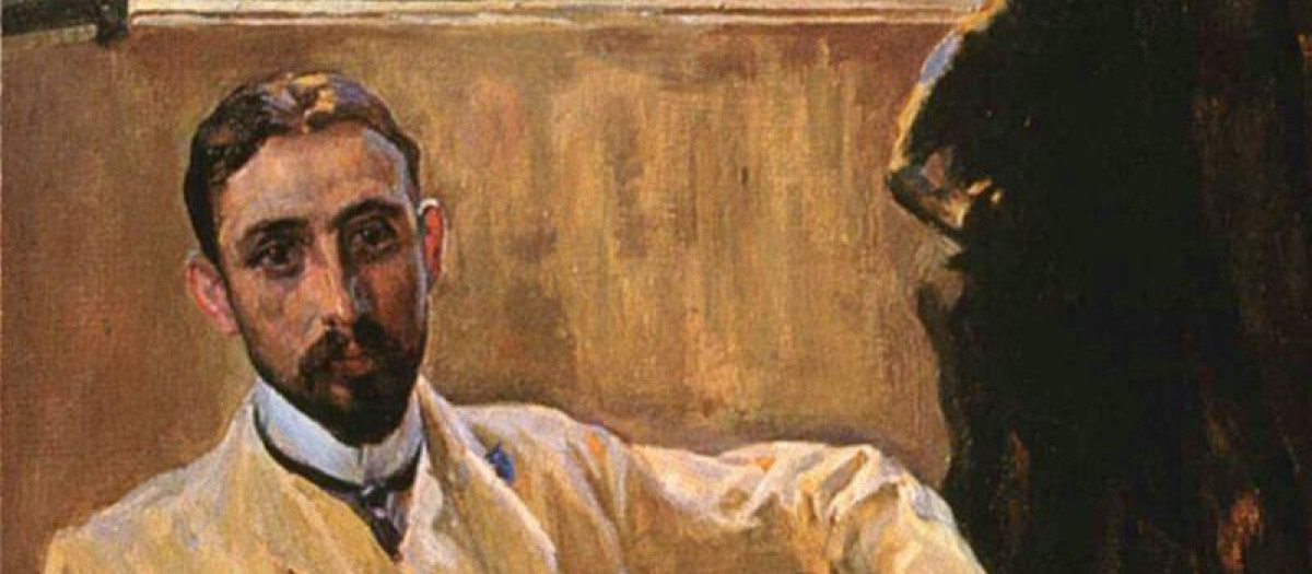 Retrato de Juan Ramón Jiménez pintado por Joaquín Sorolla