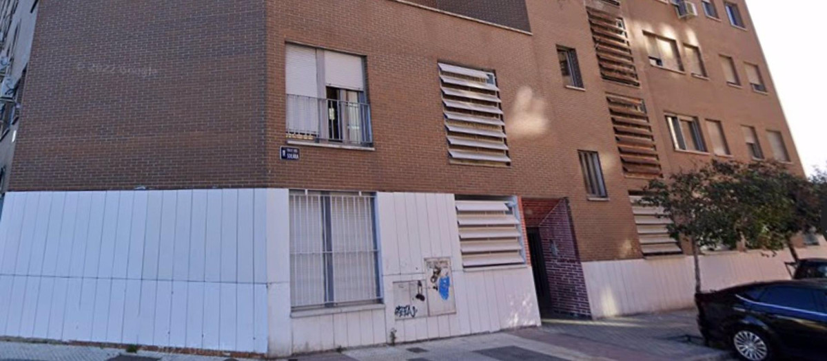 Edificio donde vivía el niño