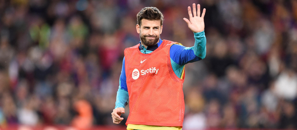 Gerard Piqué se ha despedido del Camp Nou este sábado