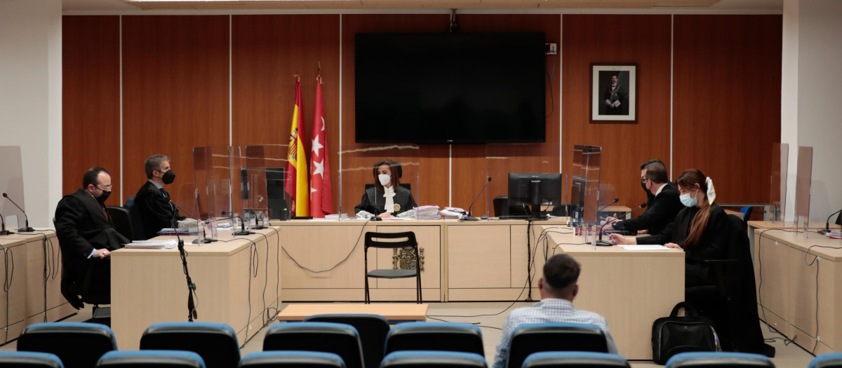 Imagen del juicio a José María López del pasado mes de febrero