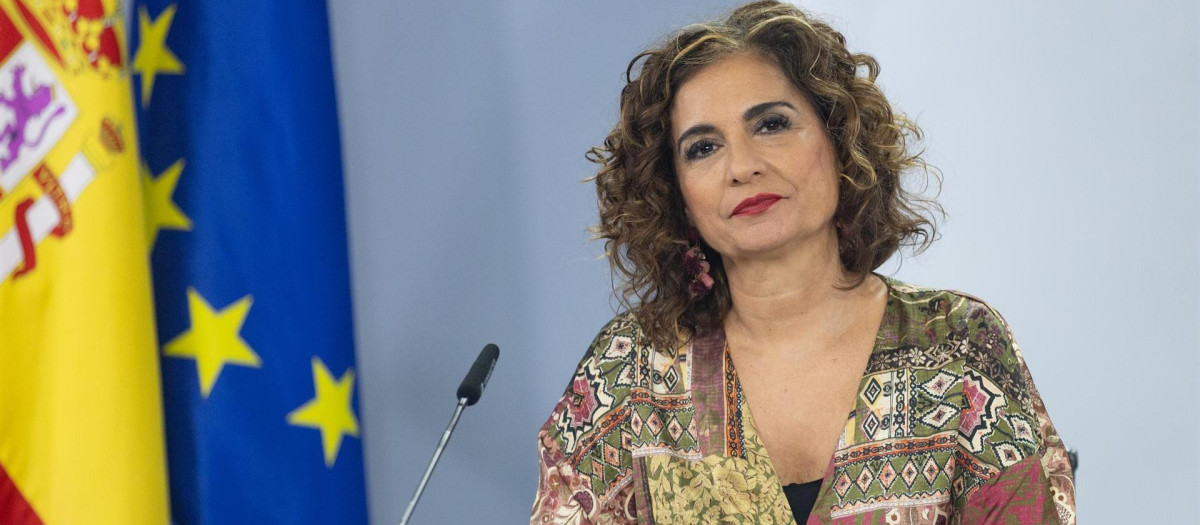 La ministra de hacienda, María Jesús Montero.
