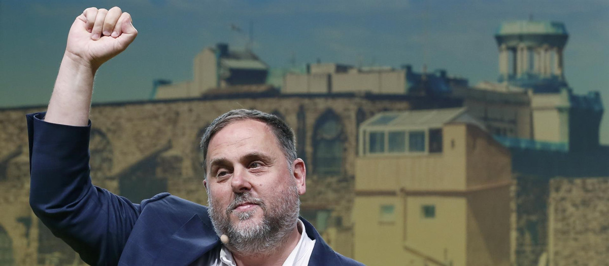 El presidente de Esquerra Republicana de Catalunya (ERC), Oriol Junqueras