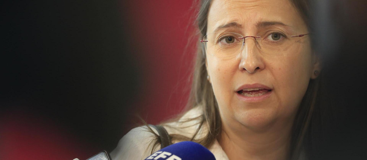 La secretaria general de Asociación de Médicos y Titulados Superiores de Madrid (AMYTS), Ángela Hernández Puentes