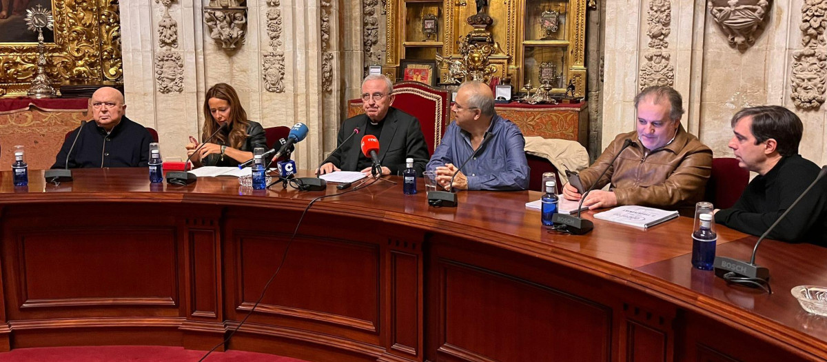 Lorenzo Palomo, Marián Aguilar, Manuel Pérez Moya, Juan Miguel Moreno, Josu de Solaun y Carlos Domínguez-Nieto