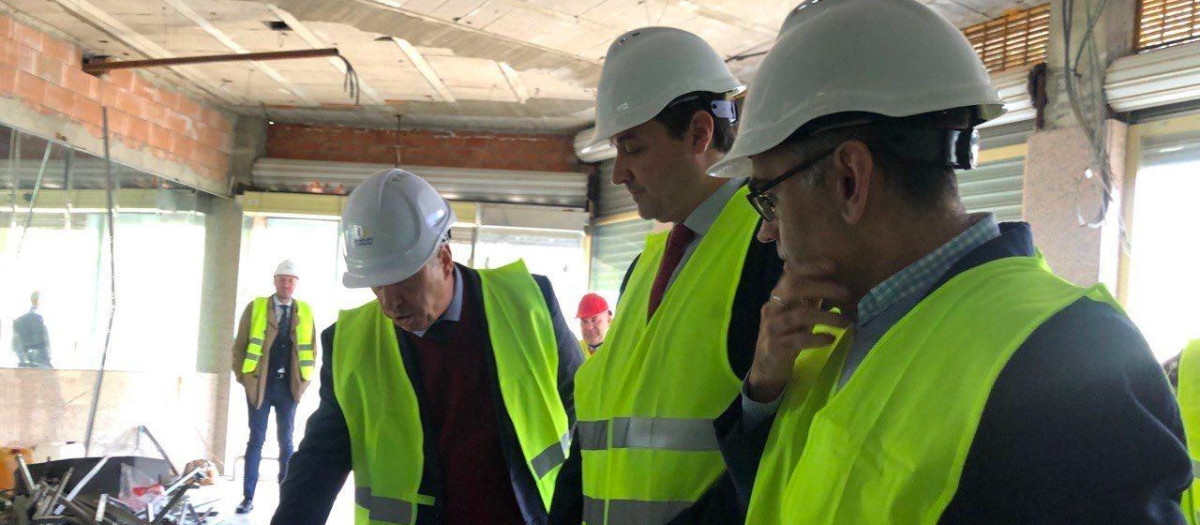 José María Bellido visita las obras