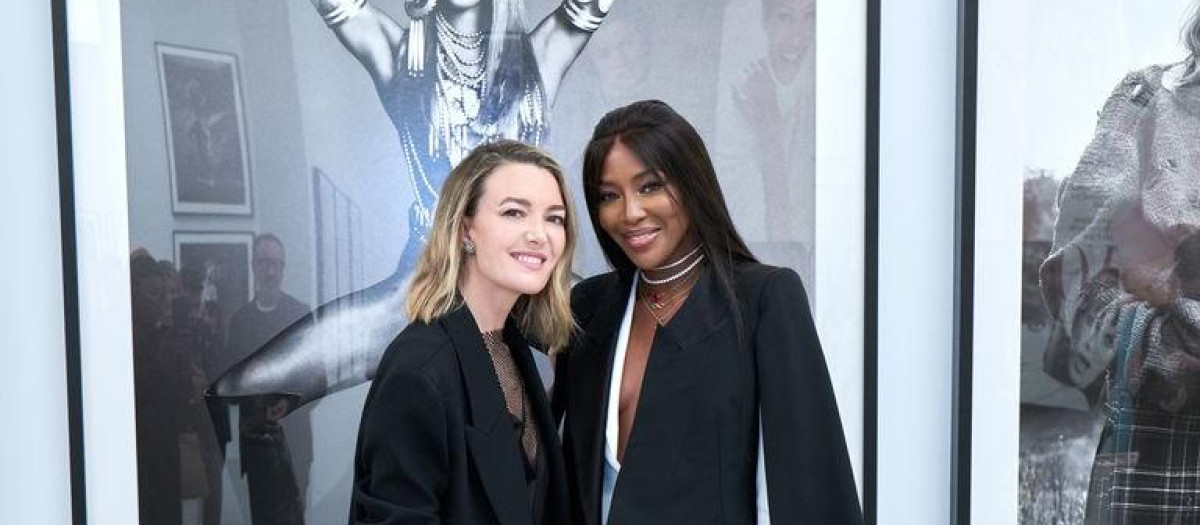 Marta Ortega y Naomi Campbell