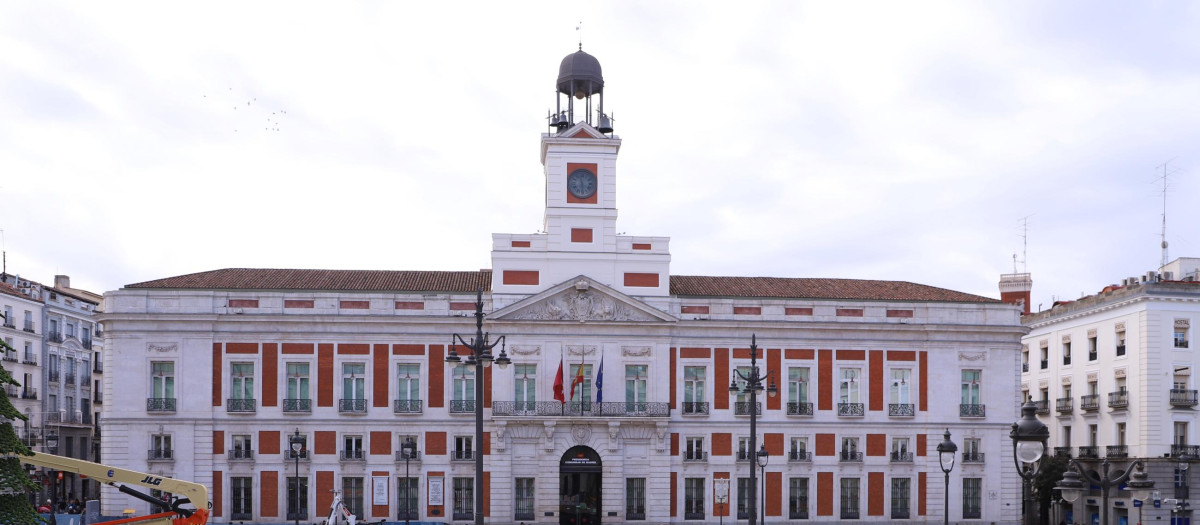 Obras en la Puerta del Sol