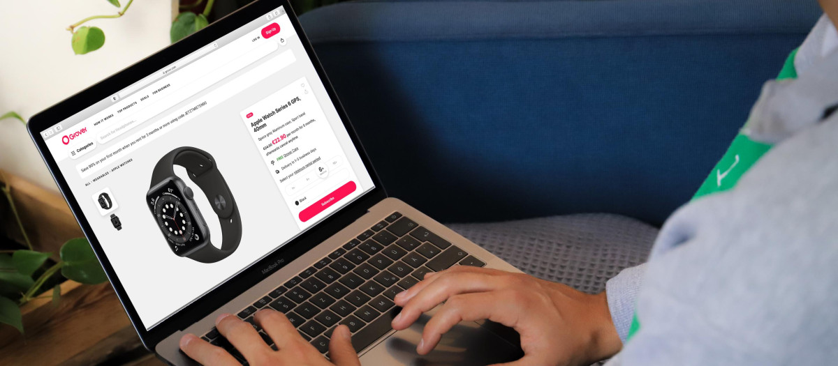 El alquiler de smartwatch, móviles o consolas ya es posible durante un mes y hasta un año