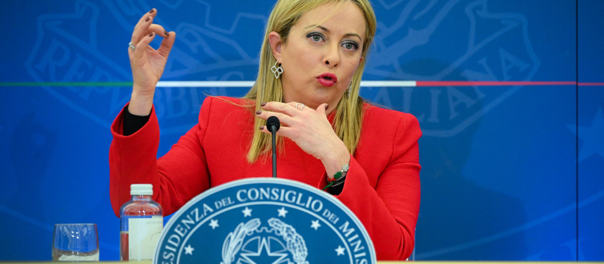 Giorgia Meloni Italia Presupuestos