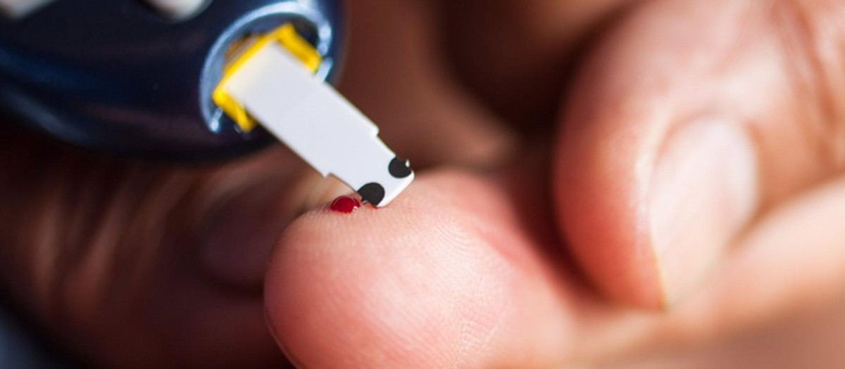 Medidor de glucosa diabetes